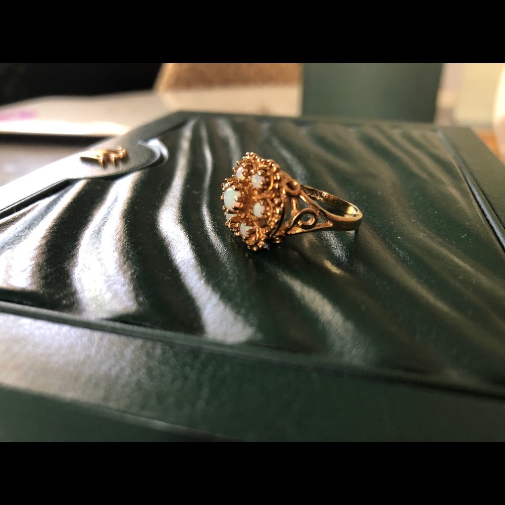 14k Gold SKAL Australian opal - Picture 7 of 8